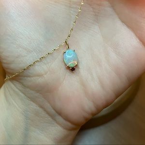 Wwake Large Duo Charm *customized with garnet*